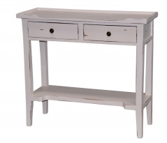 Konzolový stolek Eton, bílá patina