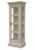 Skleník Ashton, jedno-dveřový, bílá patina
