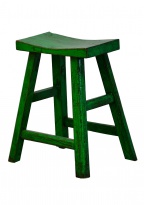 Stolička, zelená barva